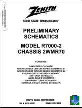 Zenith Transoceanic R7000-2 Schematics